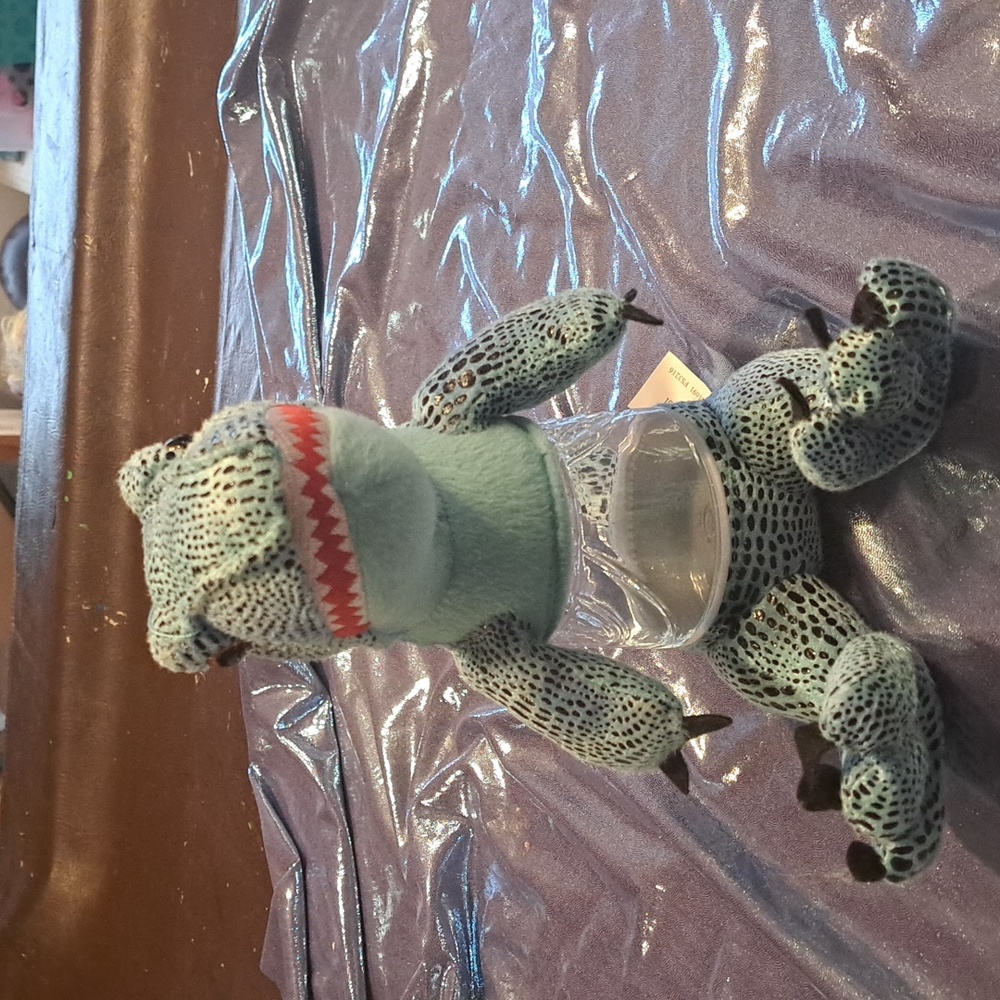 Dinosaur stash jar